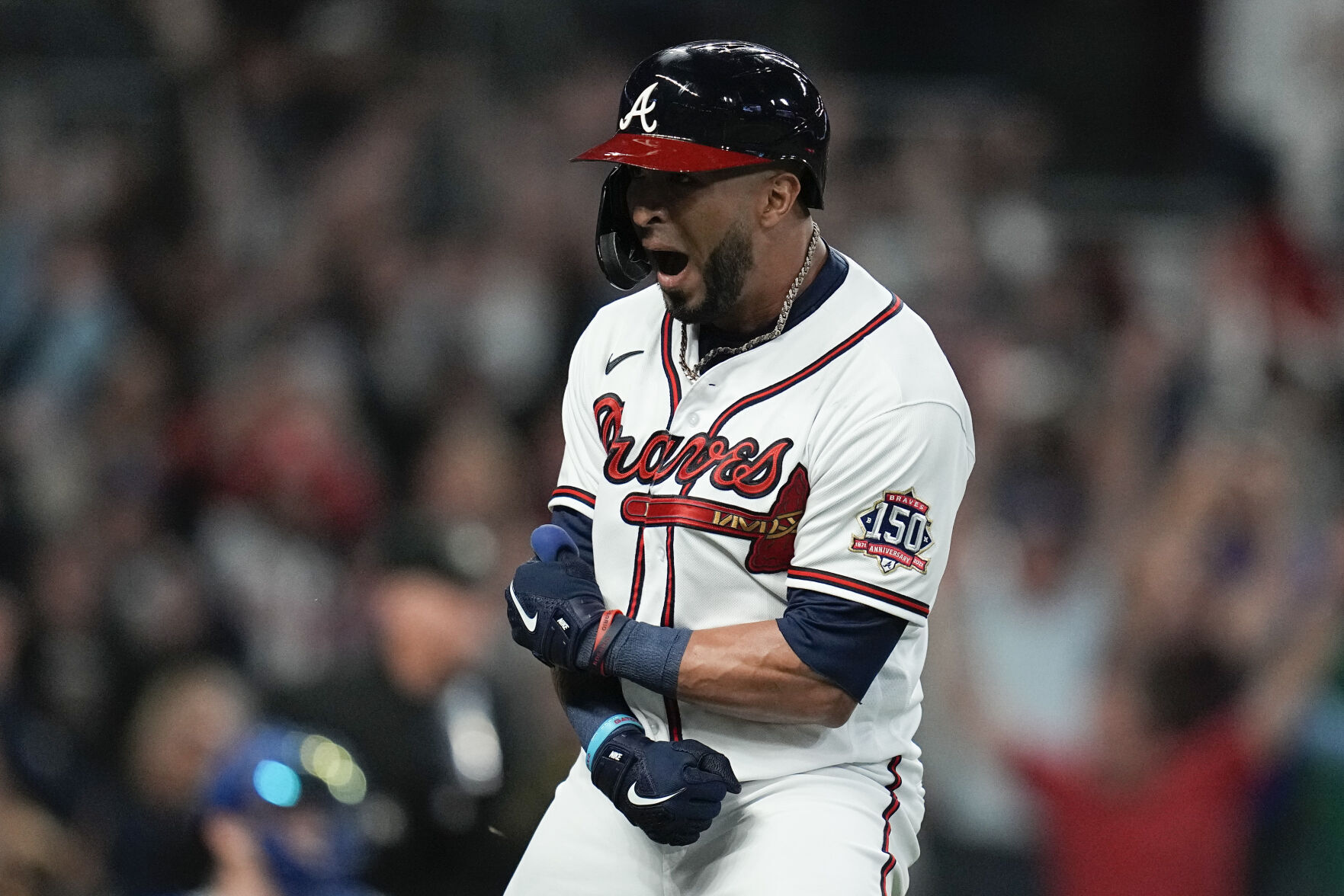NLCS Dodgers Braves Baseball